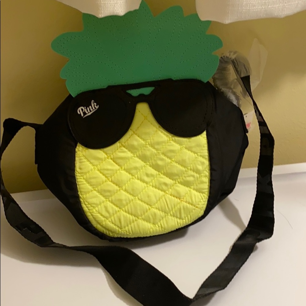 PINK Pineapple Cooler Tote!